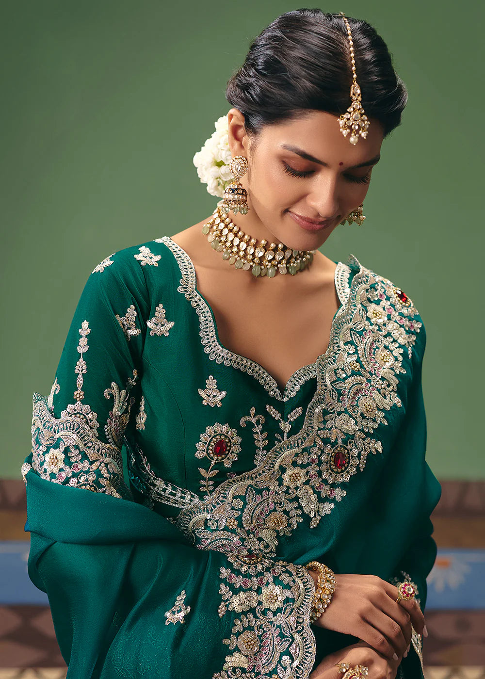 embroidered saree uk online