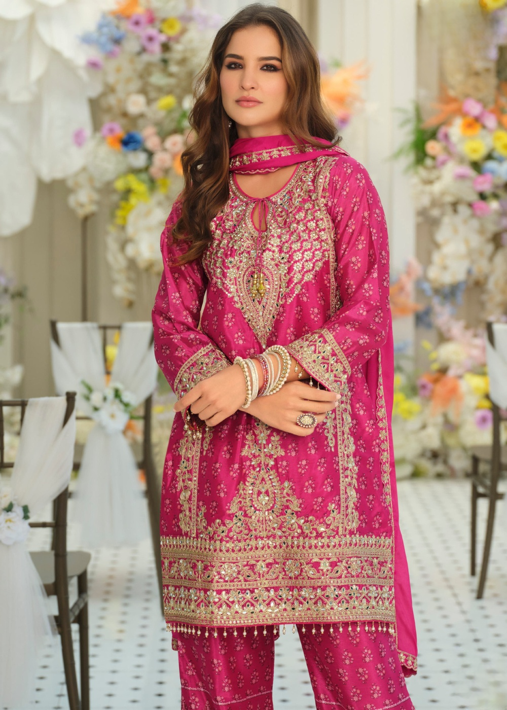 pakistani style palazzo suit