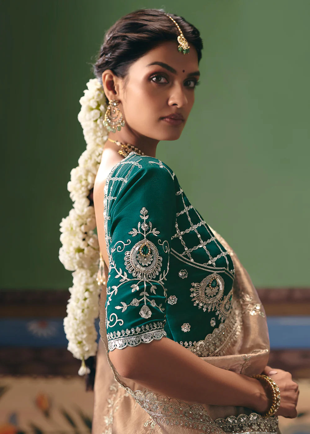 buy embroidered saree uk