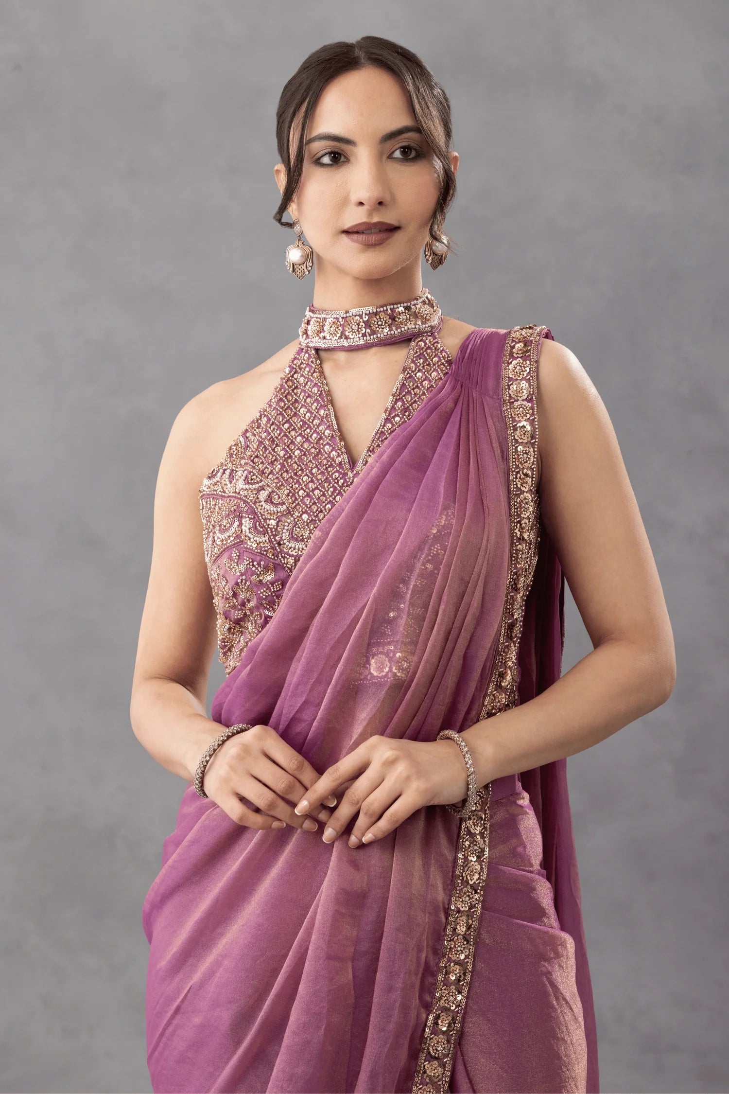 shop cocktail saree for women