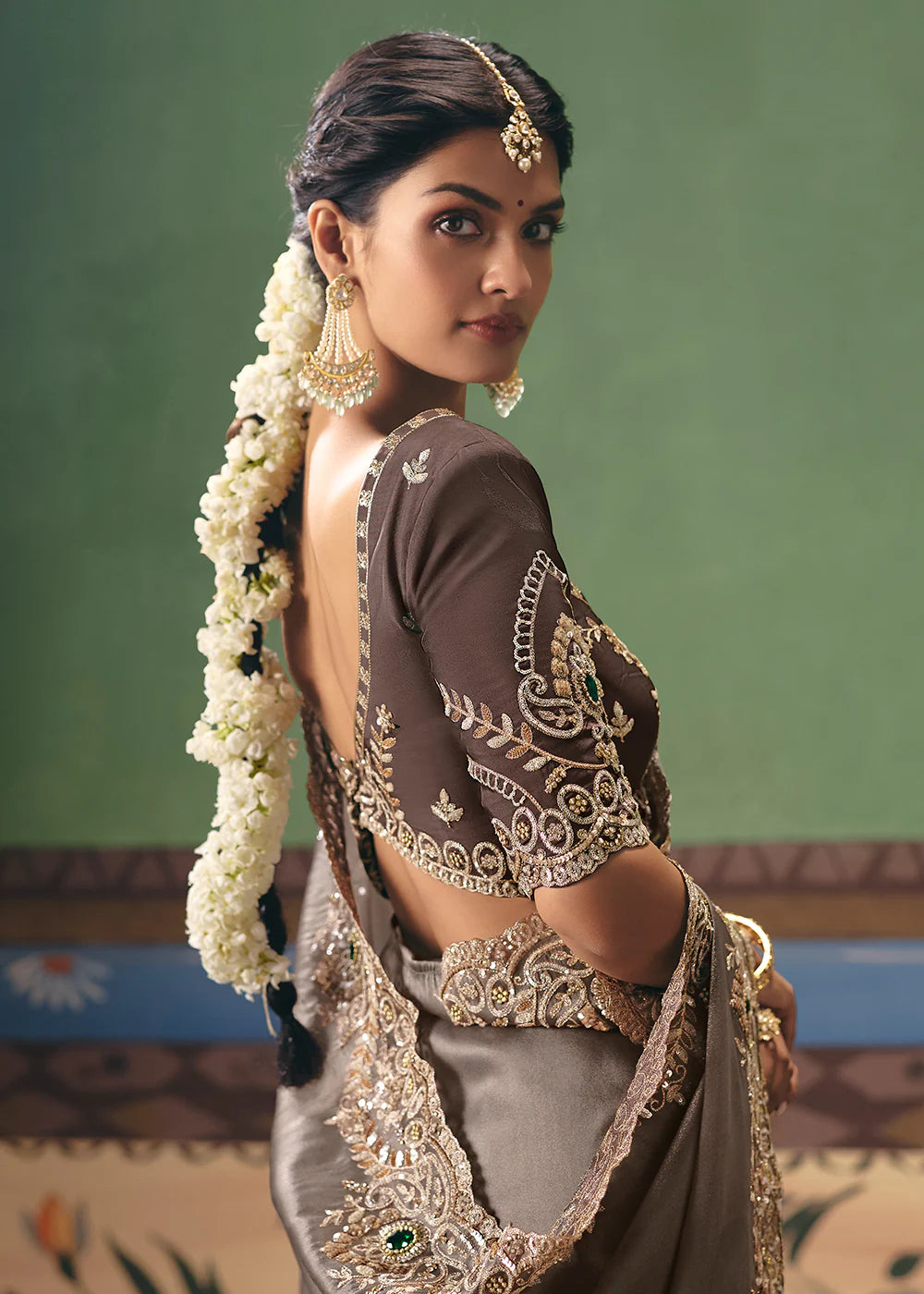 party wear saree buy online