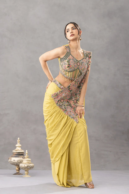 shop cocktail saree for women