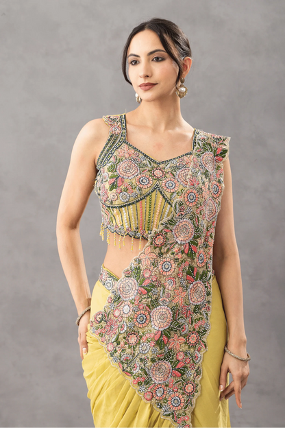 buy designer saree online chiffon
