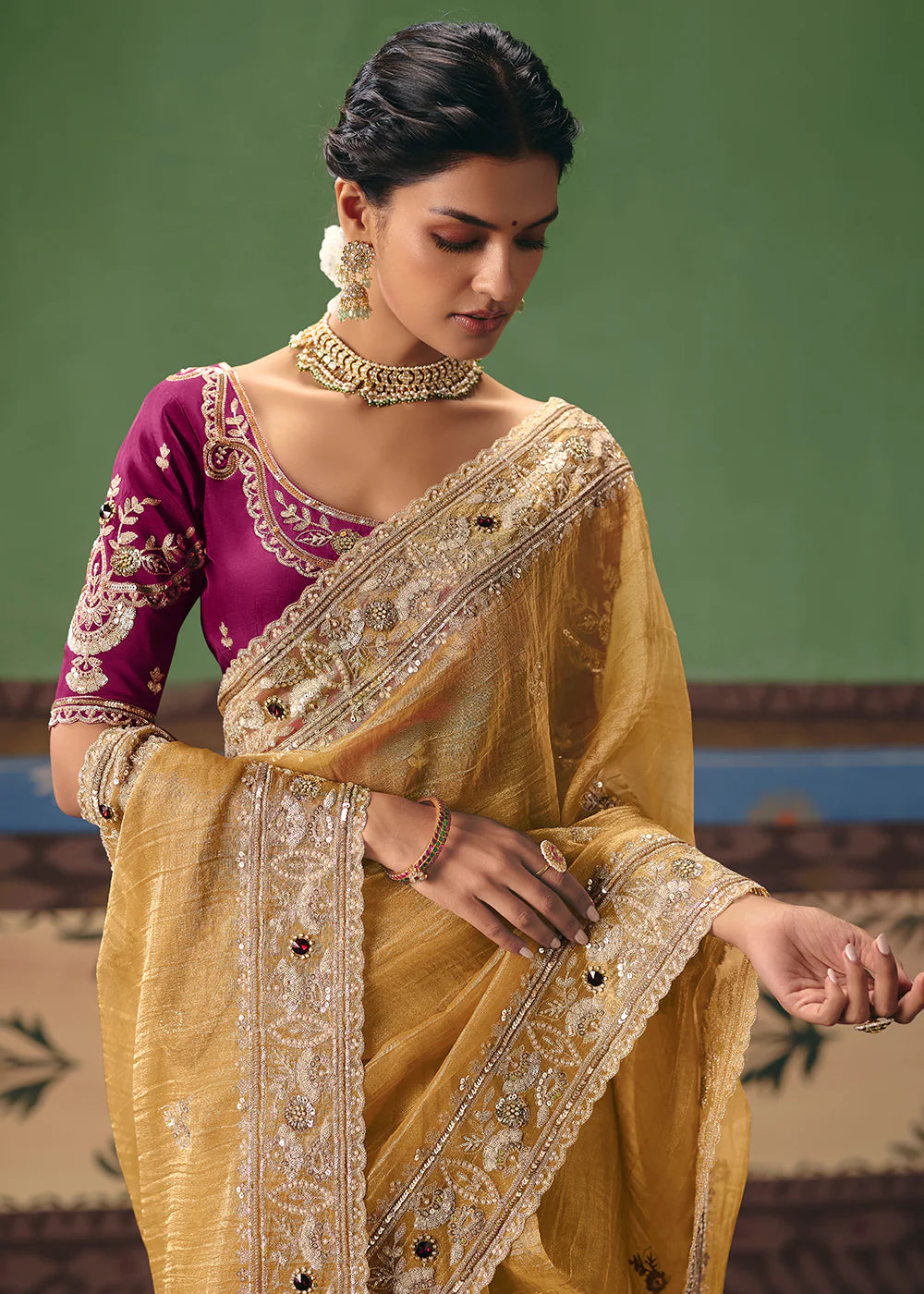 wedding guest saree canada