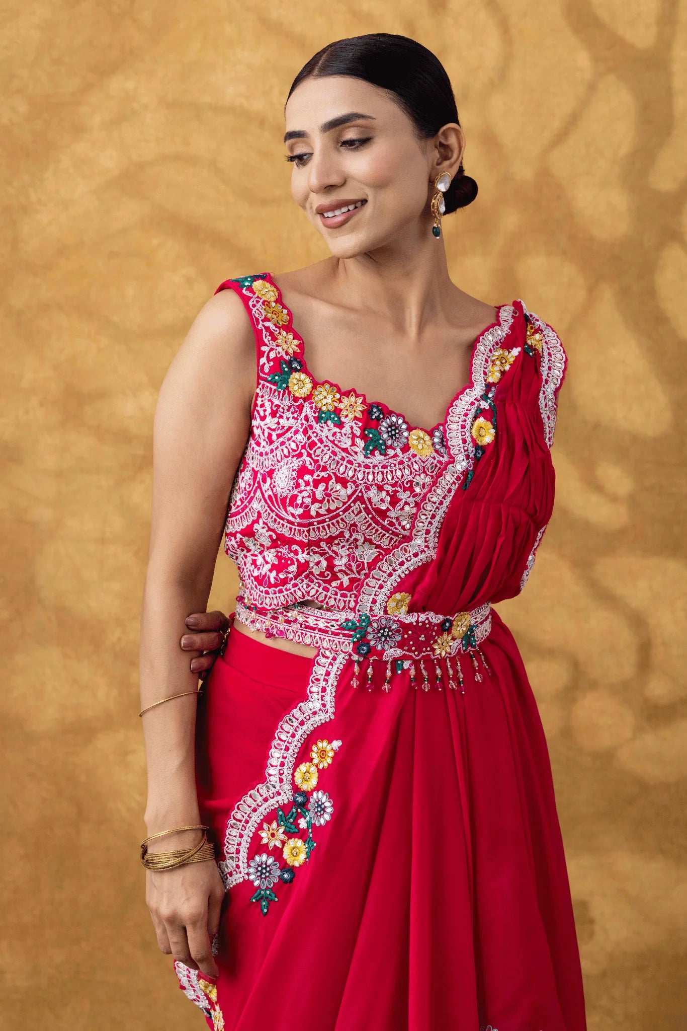 punjabi wedding saree shopping