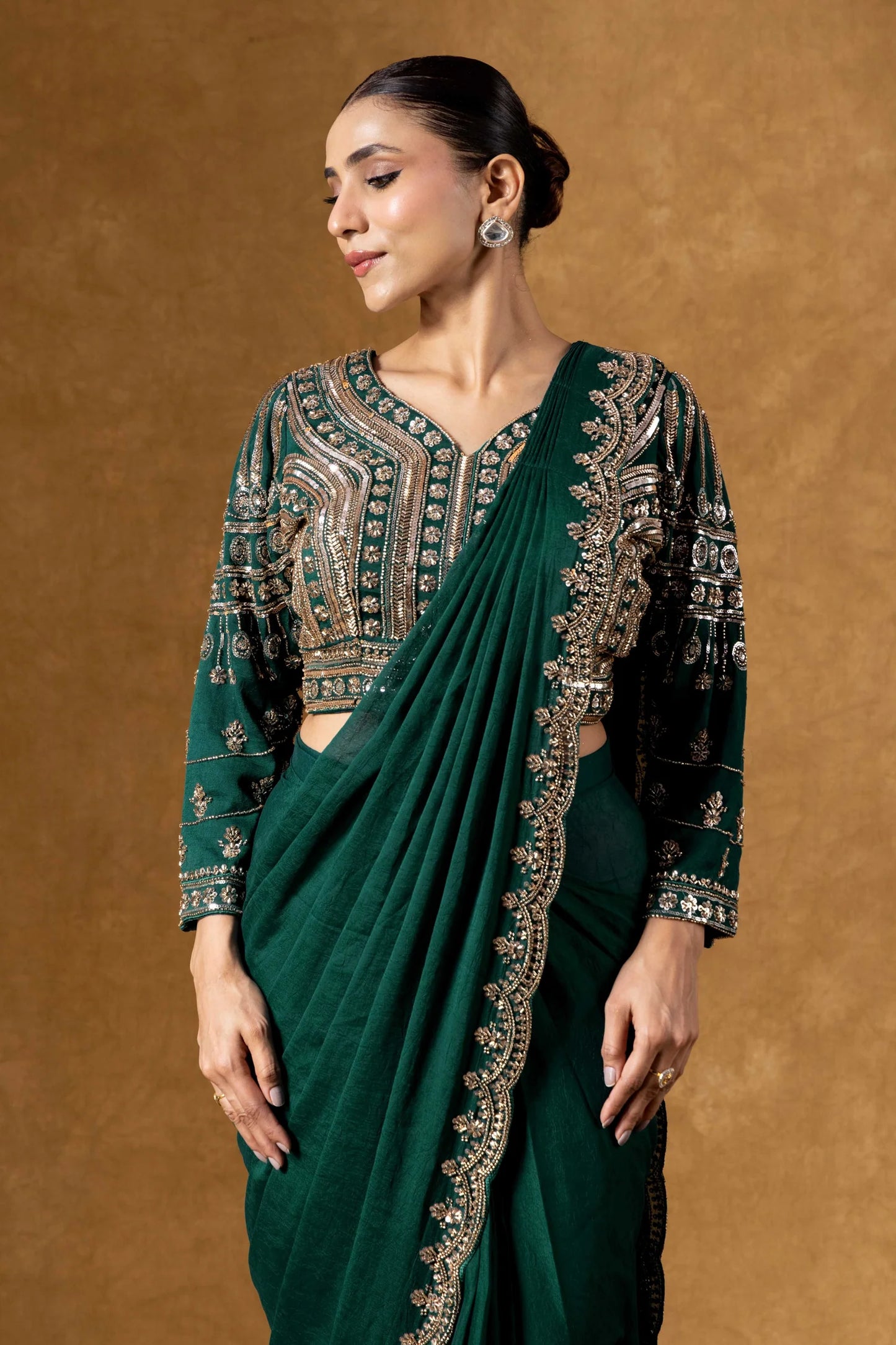 punjabi wedding saree buy online