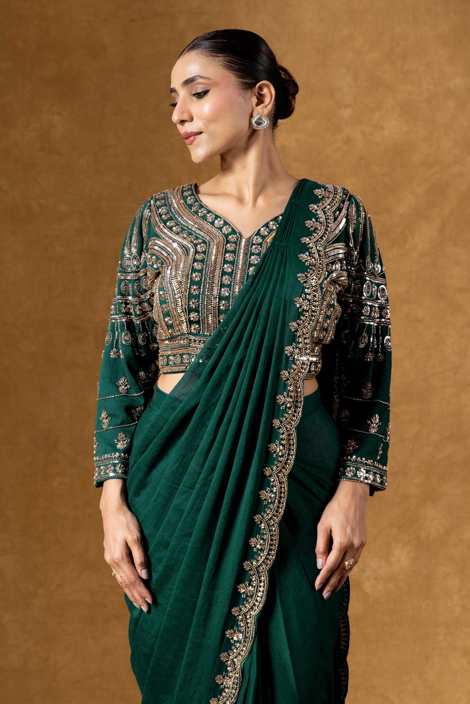 punjabi wedding saree buy online