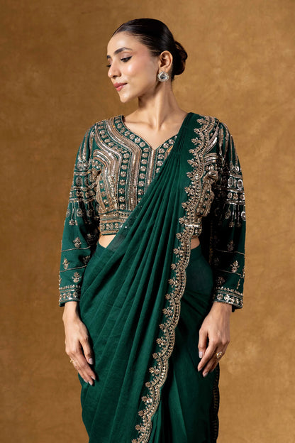 punjabi wedding saree buy online