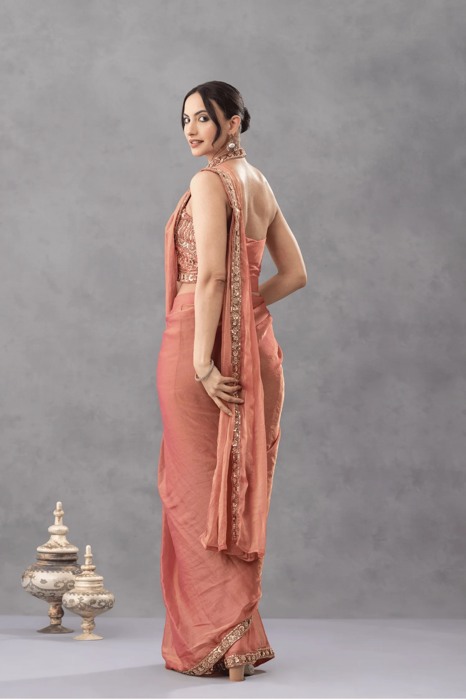 shop cocktail saree for women