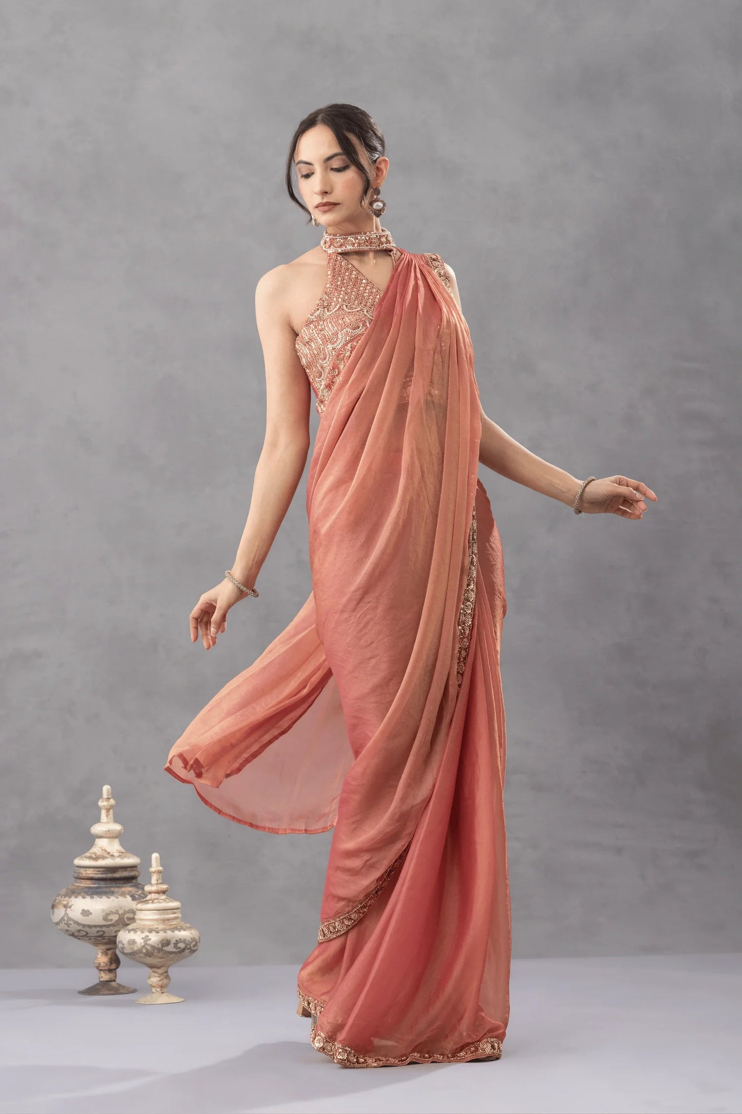 ready to wear saree with blouse online