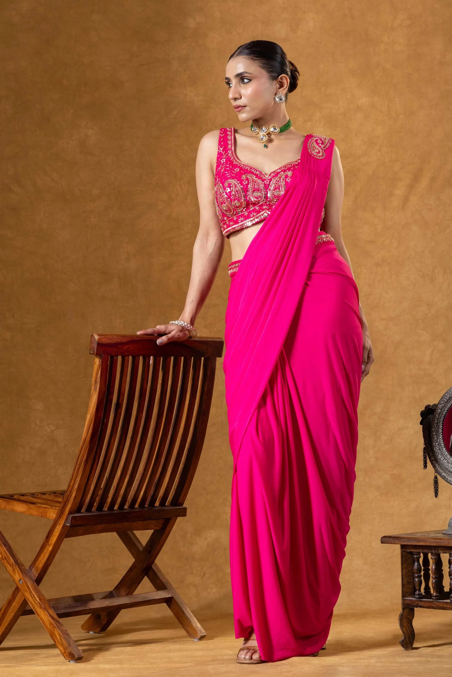 shop cocktail saree for women