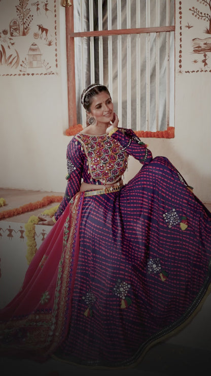 Purple Exclusive New Navratri Chaniya Choli Collection