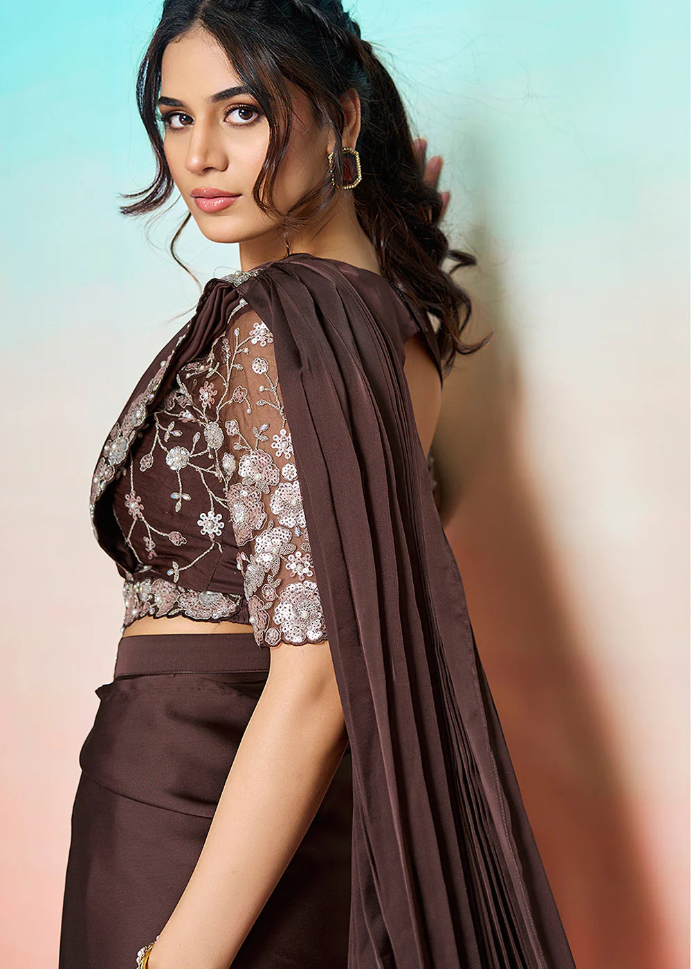 pakistani festival saree buy online