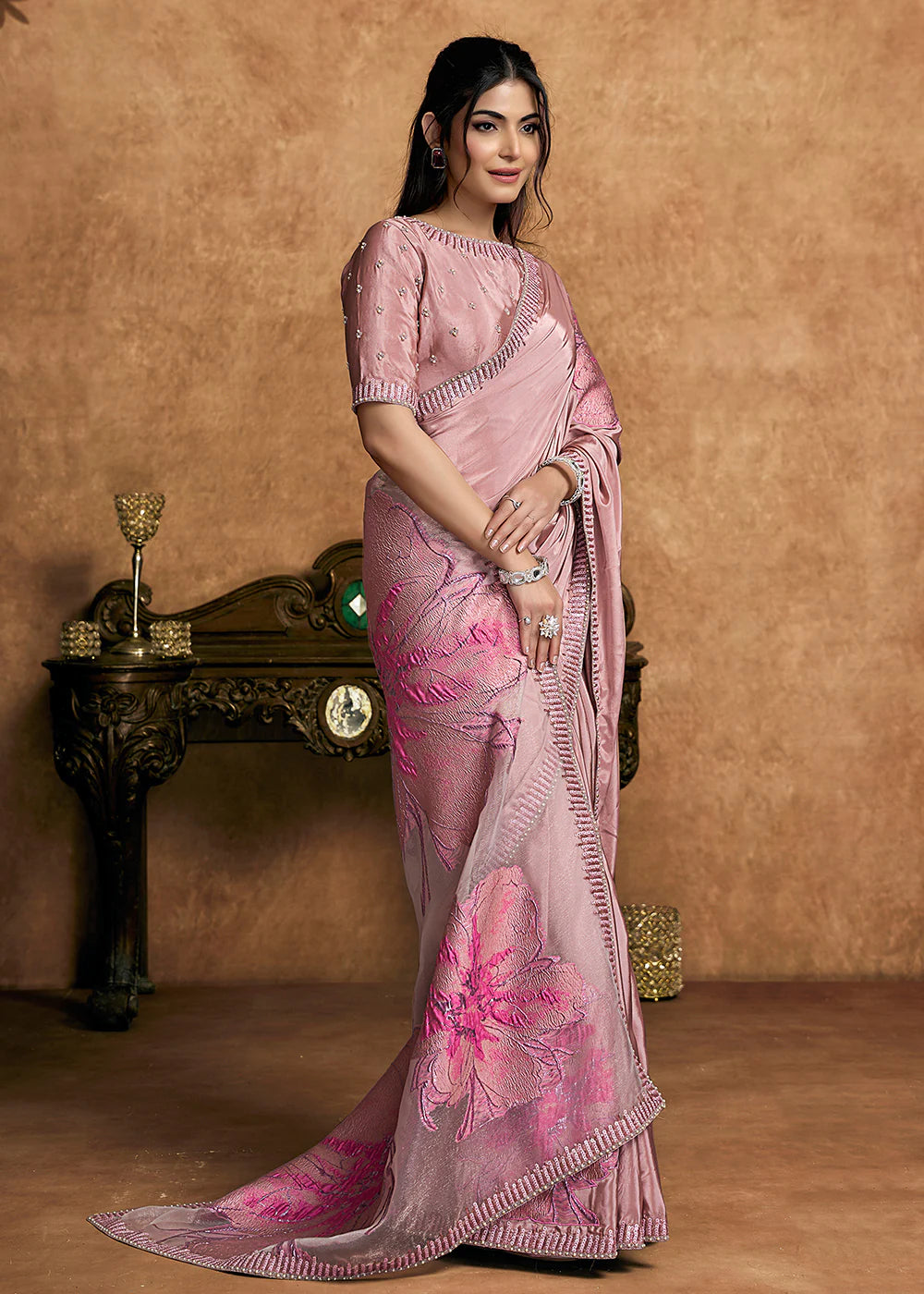 pakistani party wear saree online usa