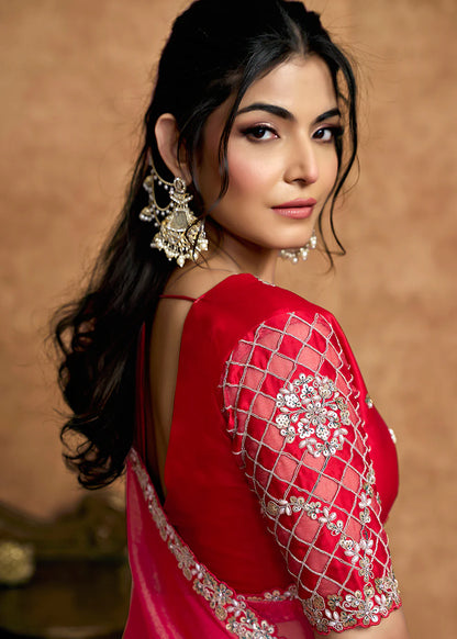 pakistani party wear saree online usa