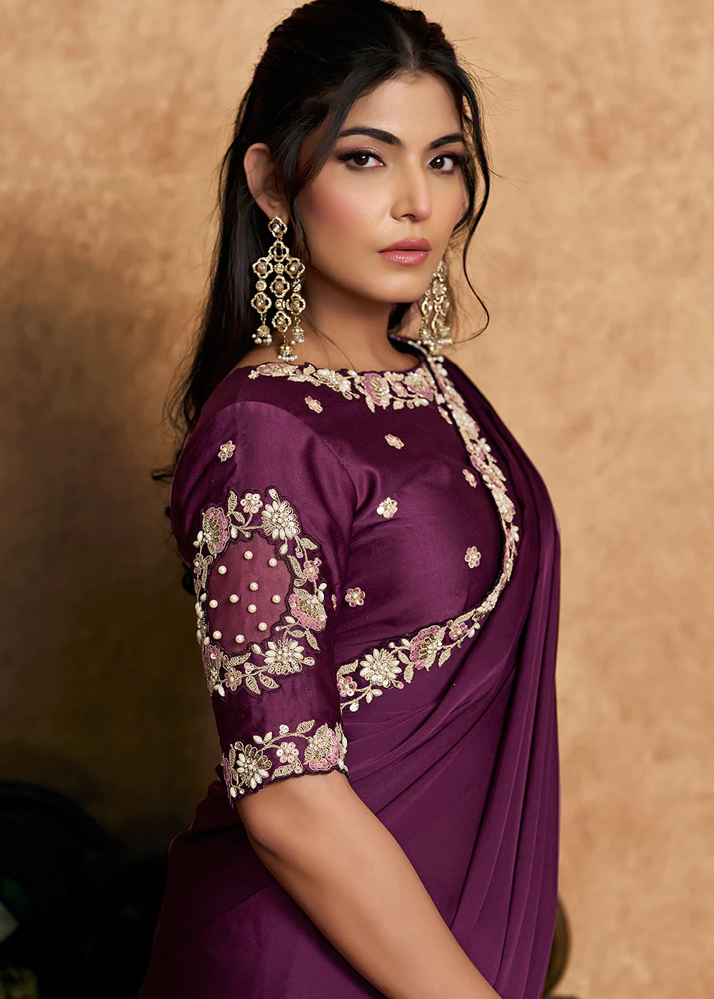 pakistani party wear saree online usa
