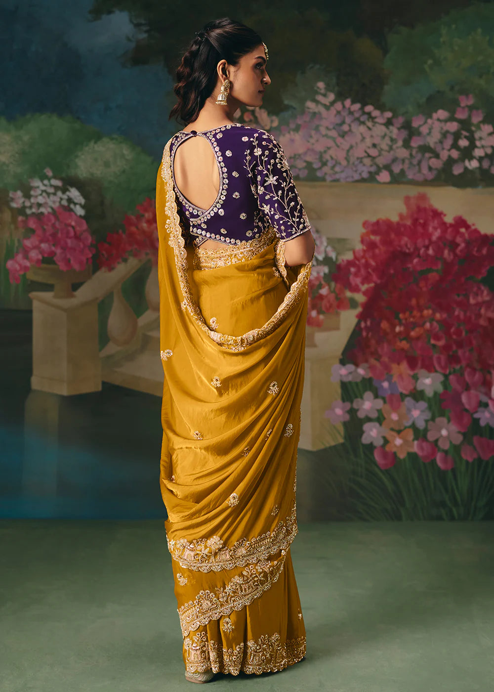 luxury ethnic saree women wedding shopping