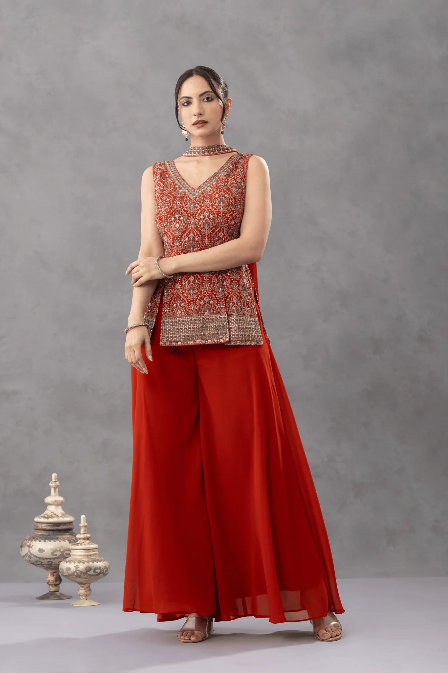 shop wedding guest top palazzo uk