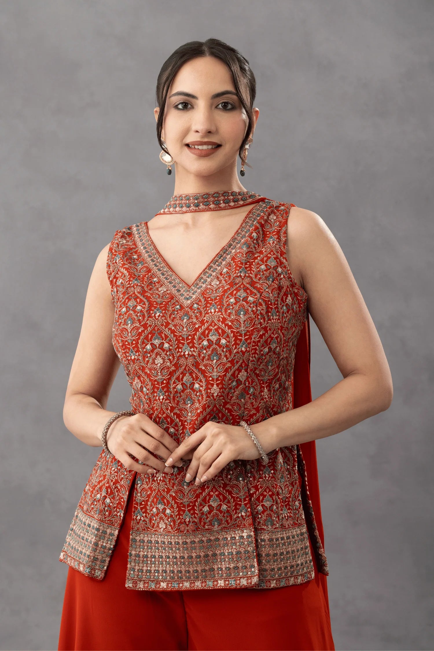 buy designer festive top palazzo online