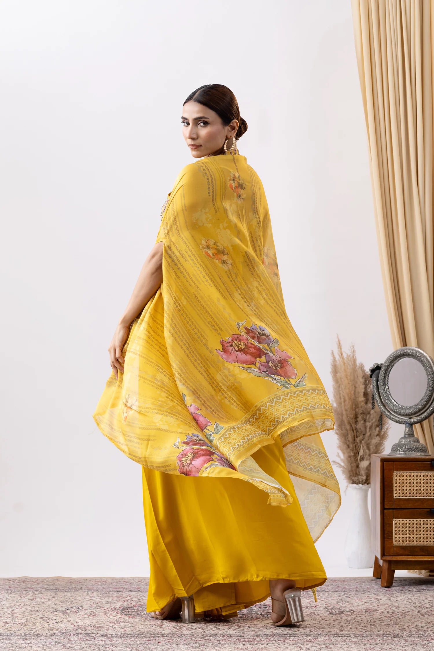 buy cape skirt set online usa festive wear
