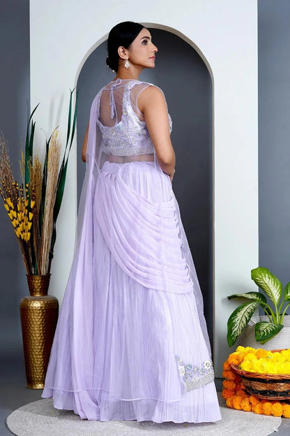 saree jacket set wedding guest outfit indian usa