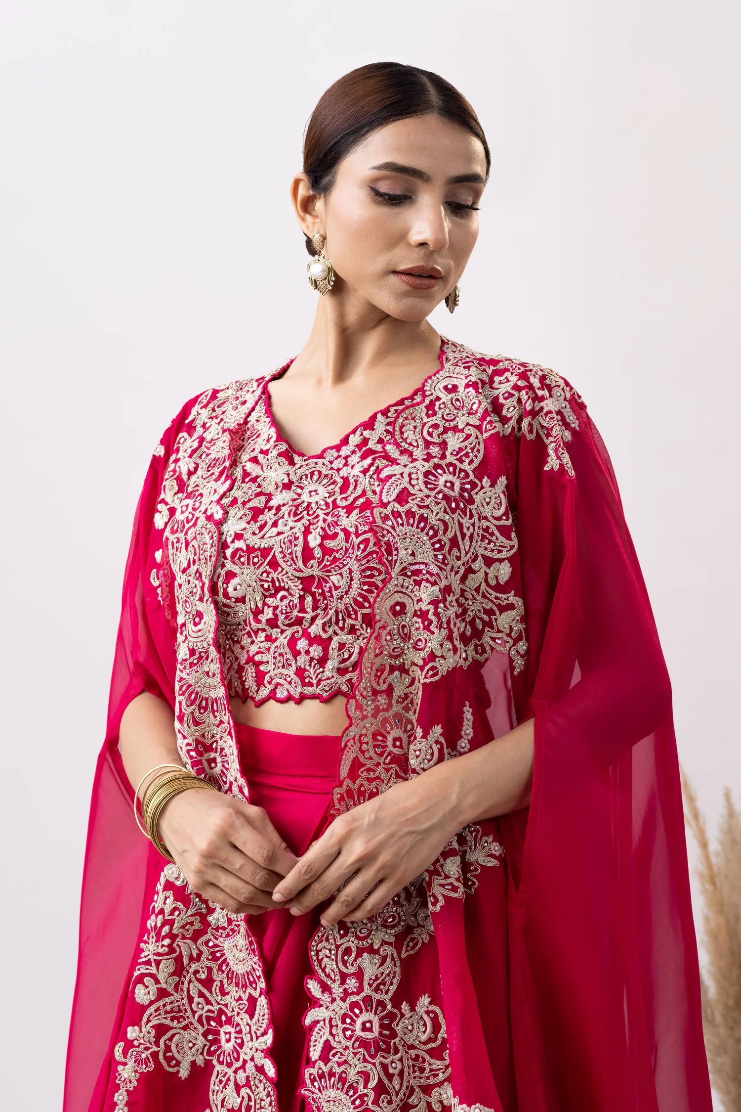 draped set women canada wedding reception outfit online
