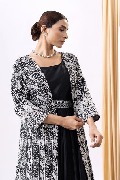 black gown online uk wedding guest outfit