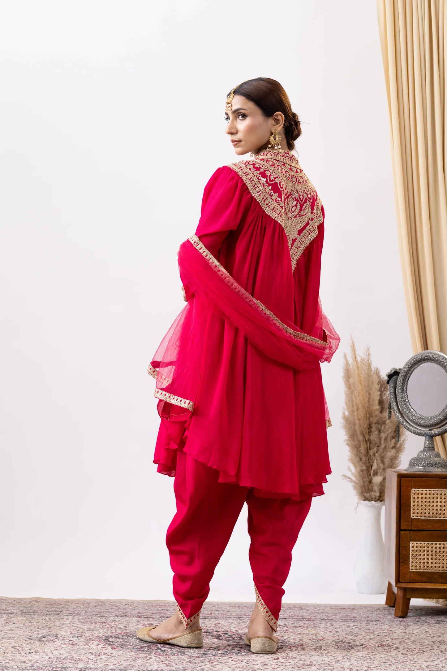 shop magenta pink ethnic wear uk pakistani punjabi outfit