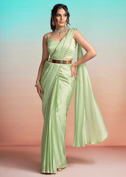 bridesmaid green saree usa buy