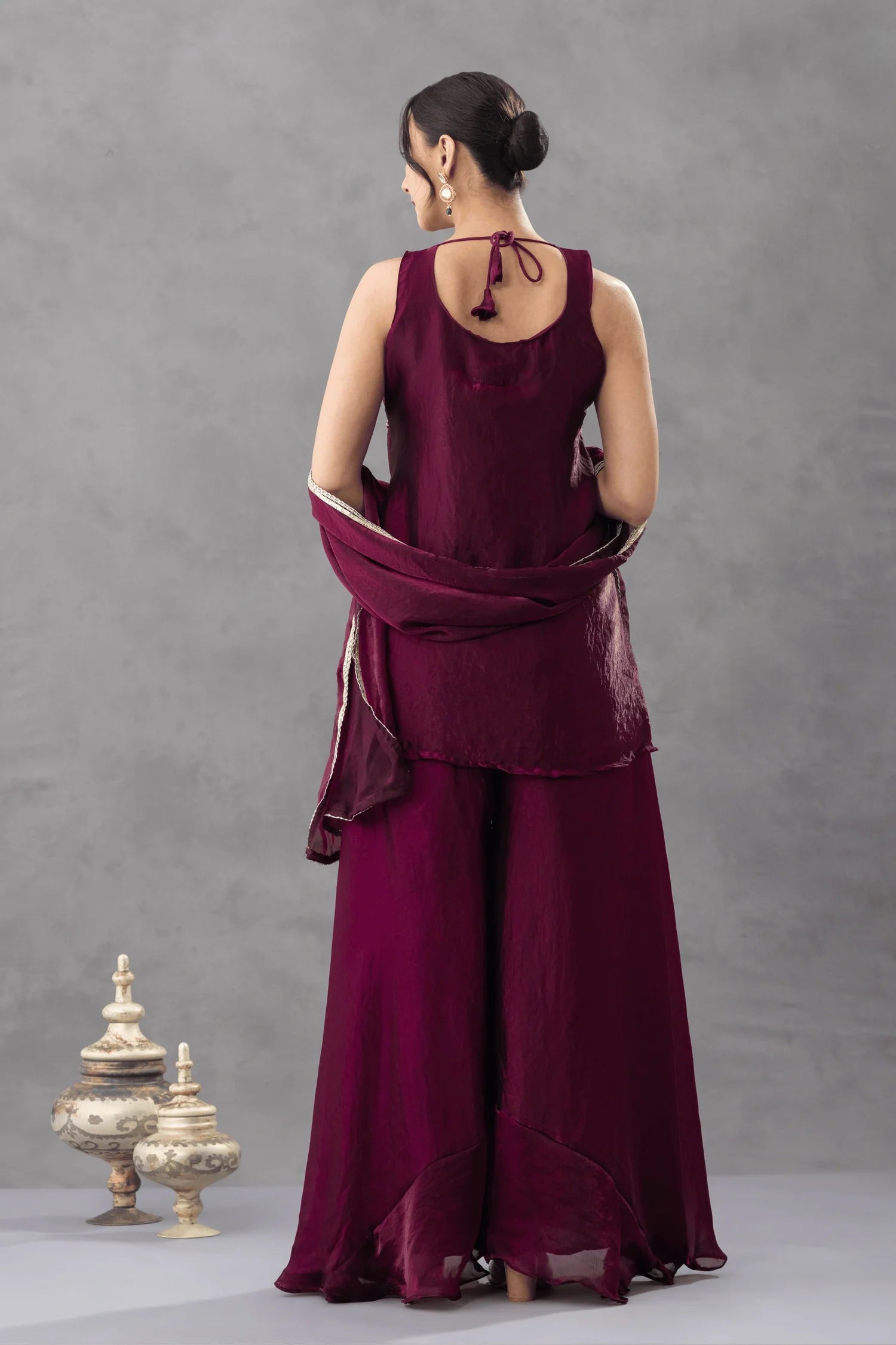shop cocktail palazzo suit for women