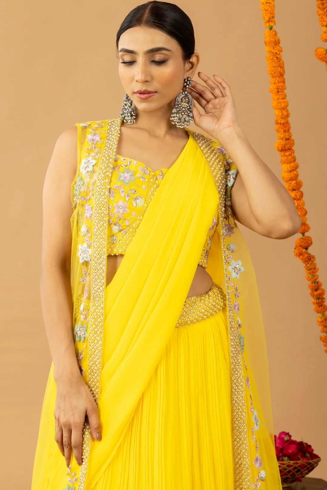 buy haldi saree online yellow usa